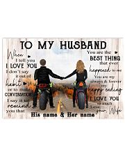 To My Husband 17x11 Poster front