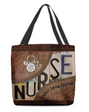 Nurse Respect Caring Courage All-over Tote back