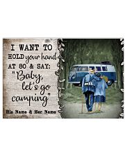 Personalized Camping Van Baby Let'S Go 17x11 Poster front