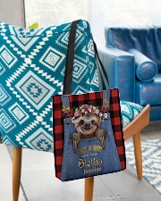 Personalized Sloth Just A Girl All-over Tote aos-all-over-tote-lifestyle-front-01