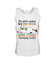 My Spirit Animal Is A Drunk Unicorn Unisex Tank tile