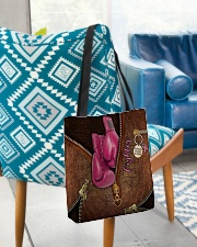 Fighter Leather Pattern Print All-over Tote aos-all-over-tote-lifestyle-front-01