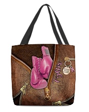 Fighter Leather Pattern Print All-over Tote front