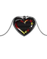 Indigenous Metallic Heart Metallic Heart Necklace front
