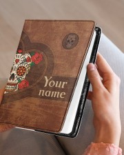 Skull Medium - Leather Notebook aos-medium-leather-notebook-lifestyle-front-05