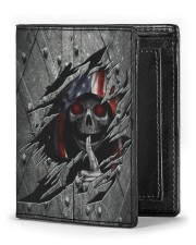 Skull Flag Men's Leather Wallet Men's Men's Leather Wallet front