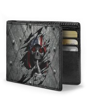 Skull Flag Men's Leather Wallet Men's Mini Wallet tile