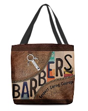 Barbers leather pattern print All-over Tote front