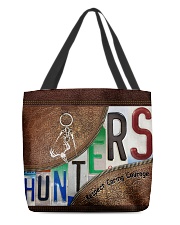 Hunter leather pattern print All-over Tote front