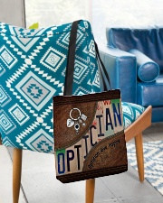 Optician love inspire All-over Tote aos-all-over-tote-lifestyle-front-01