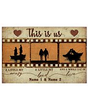 Custom Fishing This Is Us Personalized Names 17x11 Poster front