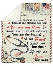 To My Mom Sherpa Fleece Blanket tile