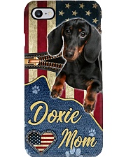 Dachshund Doxie Mom Heart Phone Case i-phone-8-case