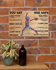 Softball You Say God Says 17x11 Poster poster-landscape-17x11-lifestyle-23