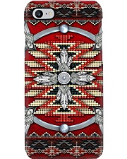 Red Circle Pattern Native American Phone Case i-phone-8-case