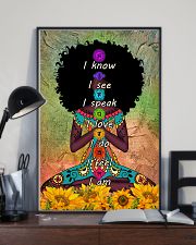 I Know I See I Speak I Love I Do I Feel I Am 11x17 Poster lifestyle-poster-2