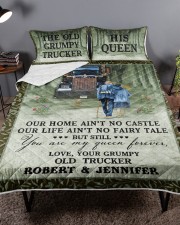 Personalized Trucker My Queen Forever Queen Quilt Bed Set aos-queen-quilt-bed-set-lifestyle-front-02a