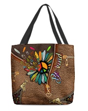 Sign Language Be Kind Flower Bag All-over Tote front
