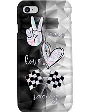 Peace Love Racing Phone Case i-phone-8-case