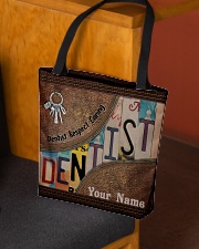 Dentist Respect Caring Courage All-over Tote aos-all-over-tote-lifestyle-front-02