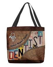 Dentist Respect Caring Courage All-over Tote back