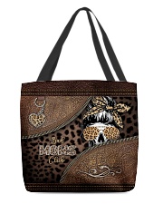 Skull Bad Moms Club All-over Tote front