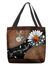 Daisy Skull You Are My Sunshine All-Over All-over Tote front