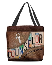 Counselor Leather pattern print All-over Tote front