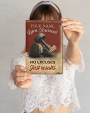 Gym Journal Medium - Leather Notebook aos-medium-leather-notebook-lifestyle-front-09