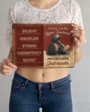 Gym Journal Medium - Leather Notebook aos-medium-leather-notebook-lifestyle-front-11