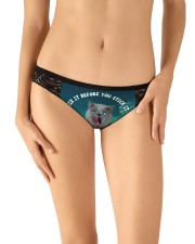3D Printed Cat Lick It Before You Stick It Women's Lace Panties aos-womens-lace-panty-lifestyle-front-10