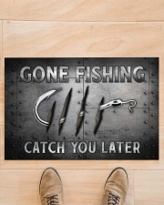 Fishing Gone Fishing Catch You Later Doormat 22.5" x 15" aos-doormat-22-5x15-lifestyle-front-02