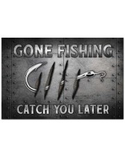 Fishing Gone Fishing Catch You Later Doormat 22.5" x 15" front