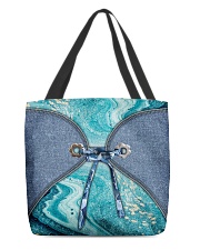 Sea Lover Jeans Pattern Print All-over Tote front