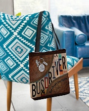Bus driver love inspire All-over Tote aos-all-over-tote-lifestyle-front-01