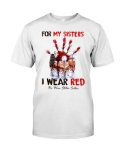 Native I Wear Red For My Sisters Classic T-Shirt front
