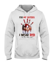 Native I Wear Red For My Sisters Hooded Sweatshirt tile