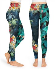 Tropical Vibes High Waist Leggings front