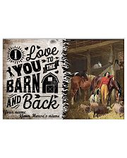 I Love You To The Barn 17x11 Poster front