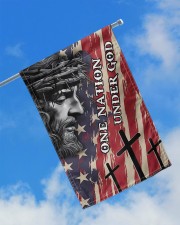 Jesus One Nation Under God 11.5"x17.5" Garden Flag aos-garden-flag-11-5-x-17-5-lifestyle-front-16
