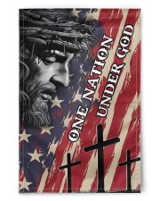 Jesus One Nation Under God 11.5"x17.5" Garden Flag front