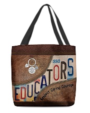 Educators Leather pattern print All-over Tote front