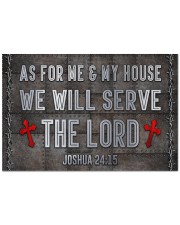 Jesus Me My House Serve The Lord Doormat 22.5" x 15" front