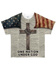 One Nation Under God All-over T-Shirt front