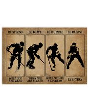 Strong When You Are Weak Hockey 17x11 Poster front