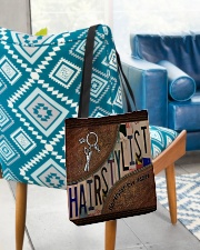 Hairstylist love inspire All-over Tote aos-all-over-tote-lifestyle-front-01
