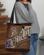 Hairstylist love inspire All-over Tote aos-all-over-tote-lifestyle-front-09