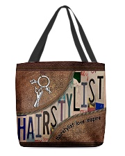 Hairstylist love inspire All-over Tote front