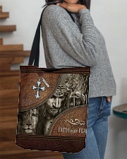 Jesus Faith Over Fear All-over Tote aos-all-over-tote-lifestyle-front-09
