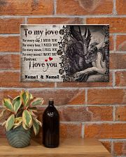 Forever I Love You Personalize 17x11 Poster poster-landscape-17x11-lifestyle-23
